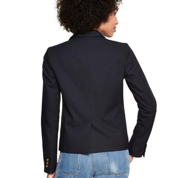 SOLD OUT ONLINE NWT Gap the Academy Classic Pique Blazer Navy Size 8 Tall - Picture 2 of 10